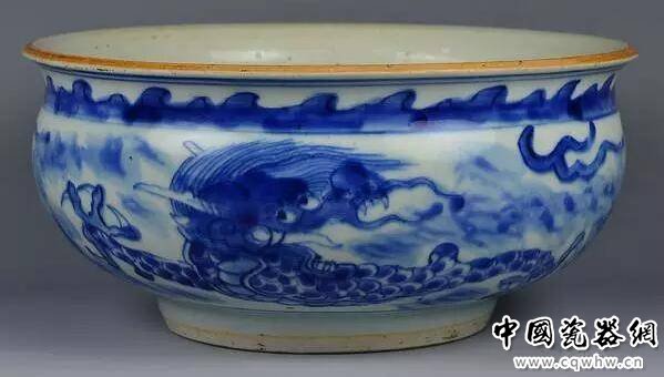 清顺治 云龙纹香炉